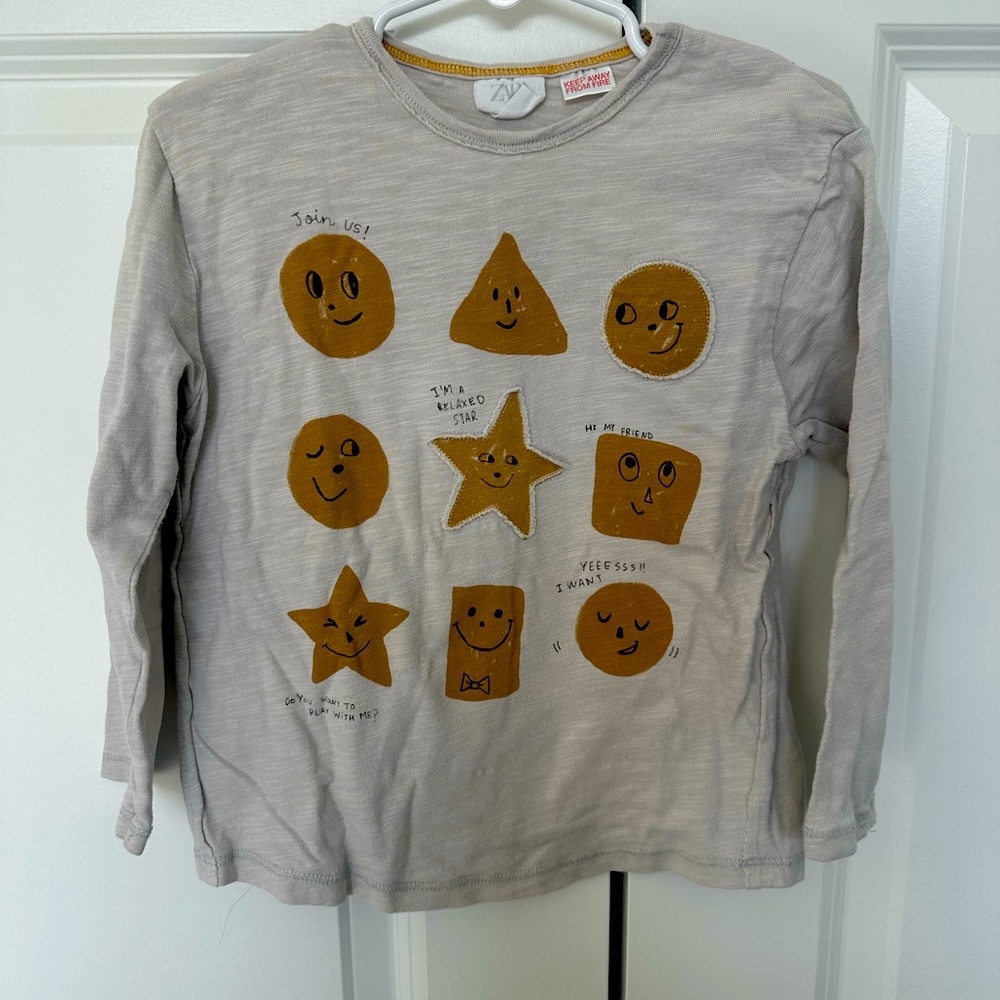Zara kids long sleeve top in size 2-3Years